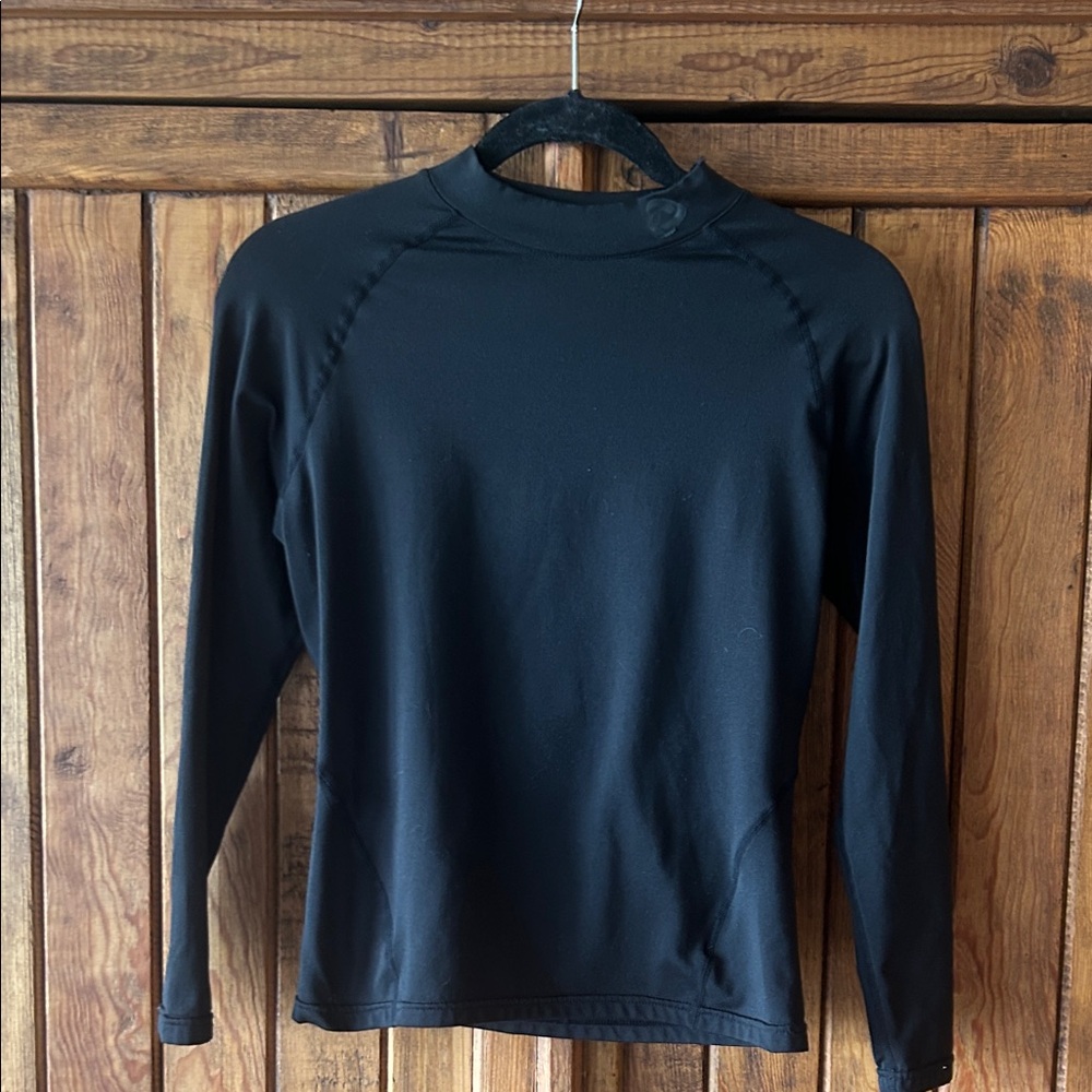 Tesla Black Long Sleeve Top. Large